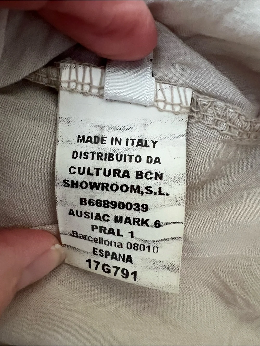 LAB Women’s L Taupe Silk Blend High Low Midi Skirt Boho Made in Italy